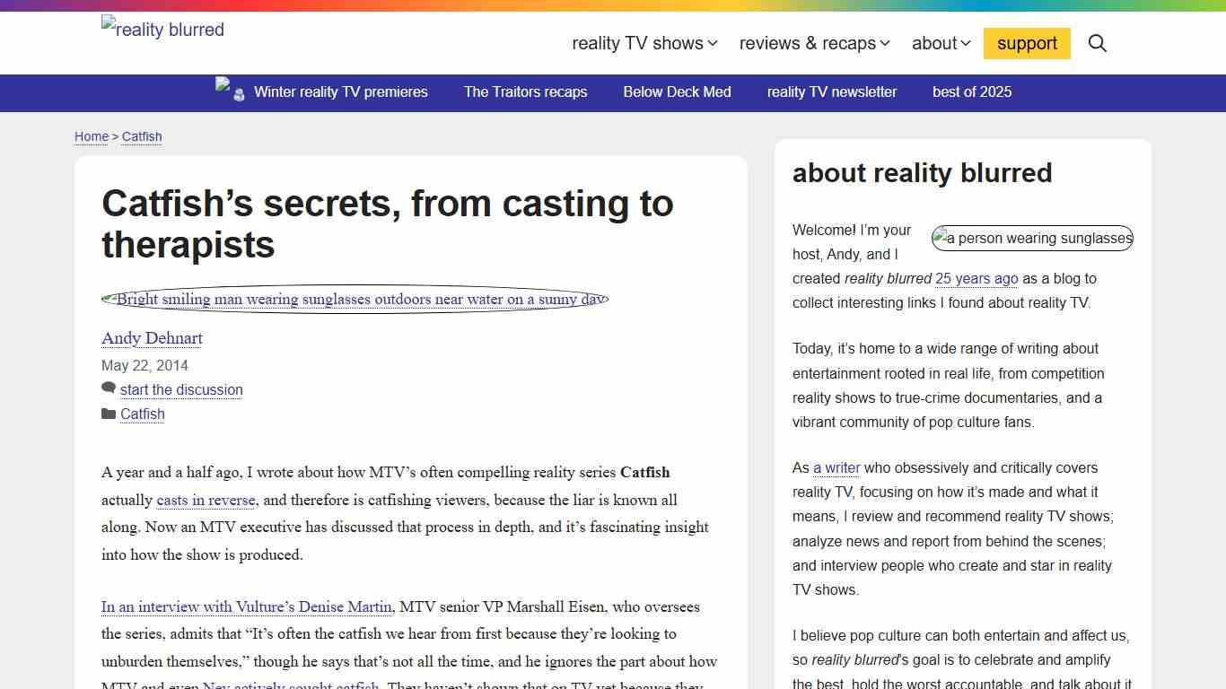 Catfish’s secrets, from casting to therapists – reality blurred